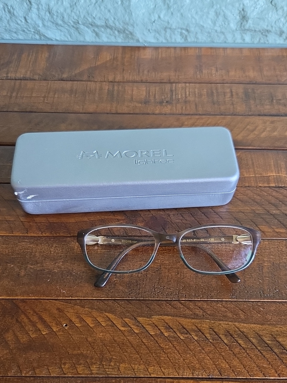 Jill Stuart Brown And Blue Women's Gray Glasses Frames